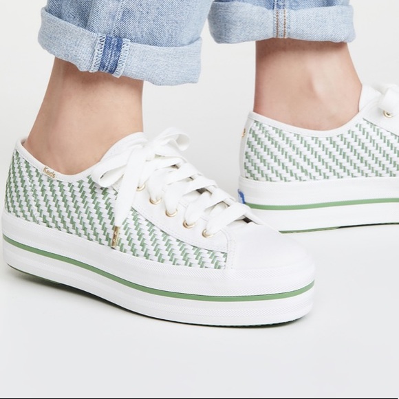 kate spade Shoes - keds x kate spade new york triple up multi-woven sneakers